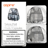 Aspire Tekno Replacement Pods (2 Pack)
