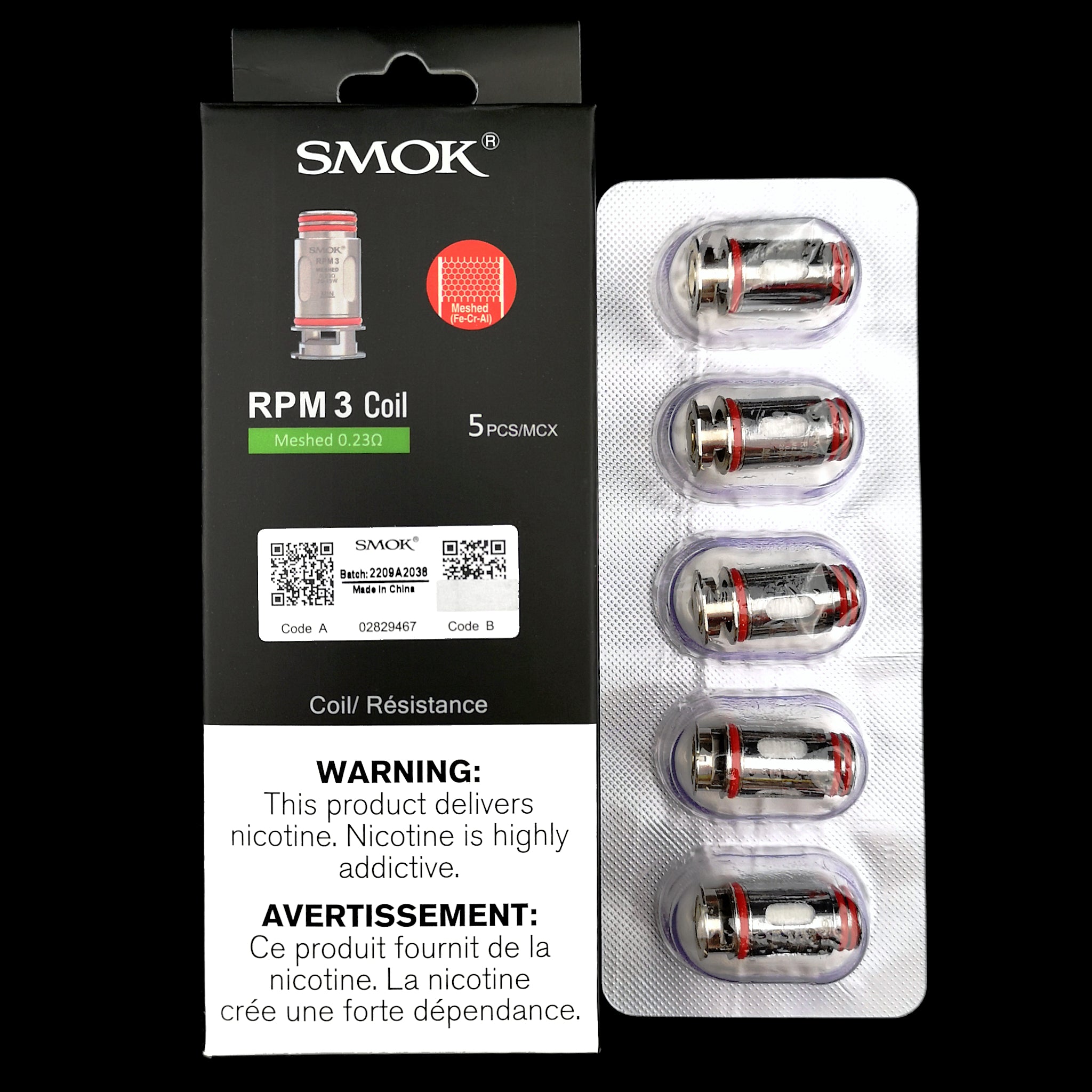 SMOK RPM 3 Replacement Coils (5 Pack) | 4thand20