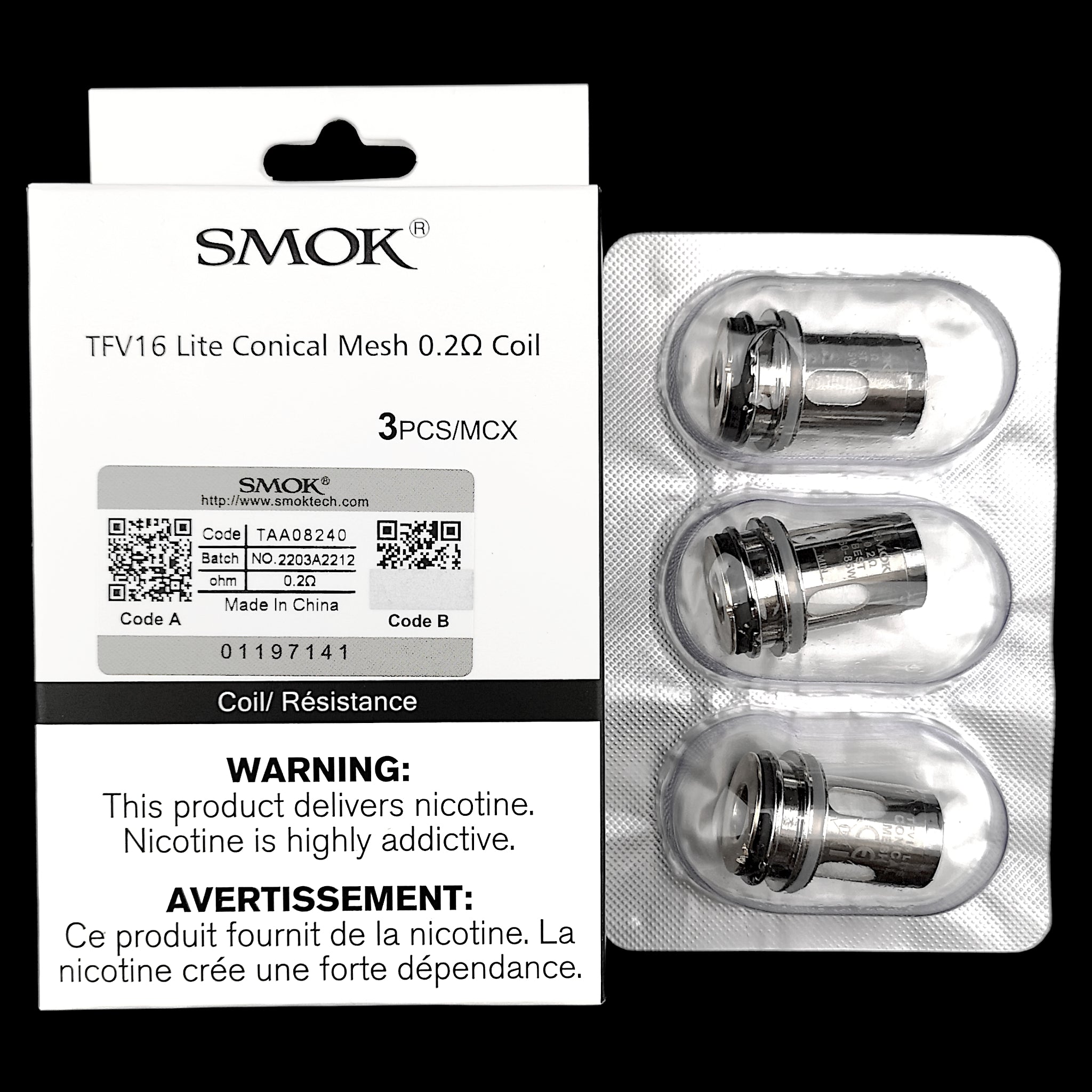 smok tfv16 coils SMOK TFV16 LITE Replacement Coils main image 0
