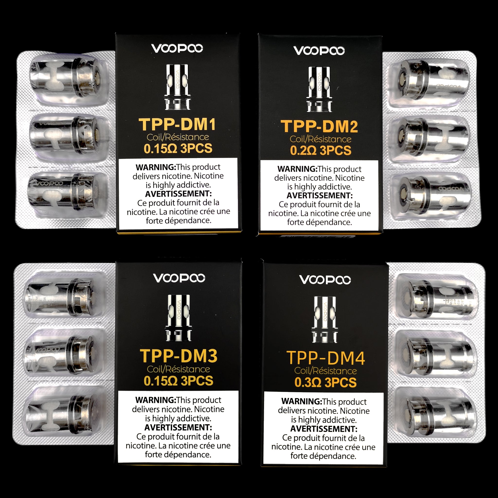 VooPoo TPP Mesh Replacement Coils (3 Pack)