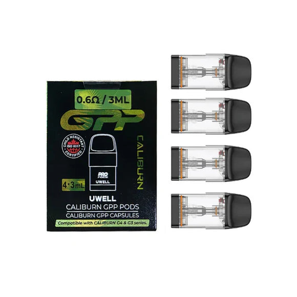 Uwell Caliburn GPP G3 / G4 3ml Replacement Pods (4 Pack)